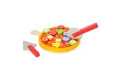 Rolleleg - Small Foot - Wooden Cut and Play Food Pizza Set 21dlg. - 11063