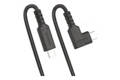 USB kabel - StarTech.com 6ft (2m) Rugged Right Angle USB-C Cable USB 3.2 Gen 1 (5 Gbps) USB C to C Data Transfer Cable 4K 60Hz DP Alt Mode 100W Power Delivery - RUSB315CC2MBR