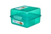 Køkkentilbehør - Sistema LUNCH CUBE - TEAL - 31735-1-9414202317353