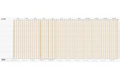 Kalender - Mayland Projekt Planner brun 2026 - 16105000
