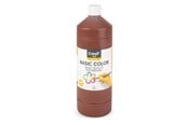 Kreativt Legetøj - Creall School paint Dark brown 1 liter - 01819