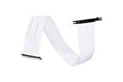 Kabler - diverse - Lian Li PW-PCIV-4-90W PCIe 4.0 Riser Cable - White - PW-PCIV-4-90W