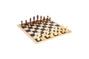 Brætspil - Small Foot - Wooden Chess and Checkers XL - 11784