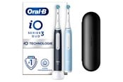 Eltandbørste - Oral-B Eltandbørste iO3 Duo Matt Black / Ice Blue - 8006540731659