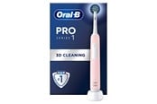 Eltandbørste - Oral-B Eltandbørste Pro1 Pink + Extra Brush Head - 8006540771501