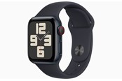 Smartwatch & Sportsur - Apple Watch SE (2023) GPS + Cellular 40mm - Midnight Aluminium Case with Midnight Sport Band - S/M - MRG73DH/A