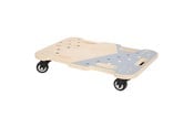 Babylegetøj - Small Foot - Wooden Roller Board Blue - 12244