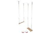 Udendørsleg - Small Foot - Wooden Swing Set 3in1 - 11908