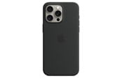 Mobil - Covers & Cases - Apple iPhone 15 Pro Max Silicone Case with MagSafe - Black - MT1M3ZM/A