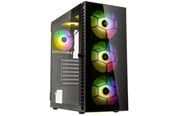 Kabinet - Kolink Observatory HF Glass ARGB Midi Tower Case - black - Kabinet - Desktop - Sort - PGW-CH-KOL-109
