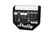 Smart Home - Shelly Wave 2PM - Z-Wave relæ, 2 kanaler med effektmåling (24VDC/230VAC) - Shelly_W_2PM