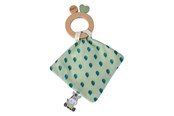 Baby Udstyr - Eichhorn Baby HIPP Wooden Teether with Cuddle Cloth - 100005871