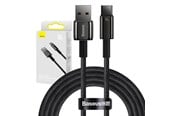 USB kabel - Baseus Tungsten Gold Cable USB to USB-C 100W 2m (black) - CAWJ000101
