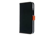Mobil - Covers & Cases - Insmat FLIPCASE IPHONE 15 PLUS BLACK/ORANGE - 650-3193