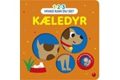Børnebøger - 1-2-3 Hvad kan du se? Kæledyr - Børnebog - Papbog - 9788772058085