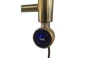 Håndklæderadiator og tilbehør - TVS varmelegeme 300w guld med timer og termostat - EL300MT-GU
