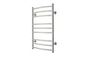 Håndklæderadiator og tilbehør - TVS Eldo 9 El Håndklæderadiator med timer 860 x 530 mm Poleret Rustfri stål - ELDO9-T