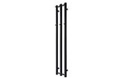 Håndklæderadiator og tilbehør - TVS Kiro 3 håndklæderadiator 1400x265 mm CC 220 mm Sort - Kiro3SORT