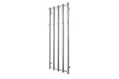 Håndklæderadiator og tilbehør - TVS Kiro 5 håndklæderadiator 1400x515 mm CC 470 mm Krom - KIRO5CR