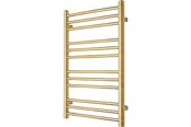 Håndklæderadiator og tilbehør - TVS Plus 12-500 håndklæderadiator 785 x 500 mm børstet guld ( pvd ) - PLUS12-500BG