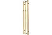 Håndklæderadiator og tilbehør - TVS Plus 3 håndklæderadiator 1400 x 500 mm børstet guld ( pvd ) - PLUS3BG