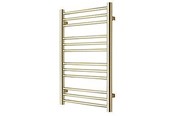 Håndklæderadiator og tilbehør - TVS PLUS 12-500 guld håndklæderadiator 785x500mm Vandbåren CC 470mm guld PVD overfladebelægning - PLUS12-500GU