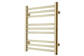 Håndklæderadiator og tilbehør - TVS PLUS 9-500 guld håndklæderadiator 590x500mm Vandbåren CC 470 mm Guld PVD overfladebelægning - PLUS9-500GU