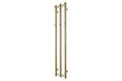 Håndklæderadiator og tilbehør - TVS PLUS 3 guld håndklæderadiator 1400x265mm Vandbåren CC 220 MM Guld PVD overfladebelægning - PLUS3GU