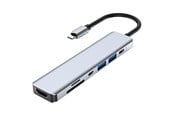 USB hub - Lippa 7-in-1 87 W USB-C PD 4K HDMI Hub USB hub - 7 ports - LPGQ22H118