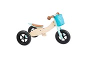 Løbecykler, Gåbiler & Scootere - Small Foot - Wooden Tricycle and Balance Bike 2in1 Maxi Turquoise - 11609