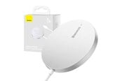 Mobil - Adaptere & Opladere - Baseus Magnetic Wireless Charger  Simple Mini3 15W (Silver) - CCJJ040012