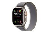 Smartwatch - Tilbehør - Apple 49mm Green/Gray Trail Loop - S/M - MT5Y3ZM/A