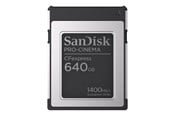 Hukommelseskort - SANDISK PRO-CINEMA - CFexpress Type-B - 1700MB/s - 640GB - SDCFEC-640G-GN4NN