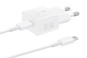 Mobil - Adaptere & Opladere - Samsung 25W USB-C GaN Power Adapter (Incl. cable) - White - EP-T2510XWEGEU