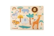 Puslespil - Small Foot - Wooden Puzzle Safari Wood - 11701