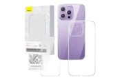 Mobil - Covers & Cases - Baseus Transparent Case and Tempered Glass set  Corning for iPhone 14 Pro Max - P60112202201-03