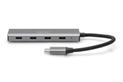 USB hub - DIGITUS 4-Port USB-C Hub USB hub - 4 ports - Grå - DA-70246