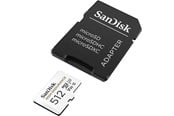 Hukommelseskort - SANDISK High Endurance microSD/SD - 100MB/s - 512GB - SDSQQNR-512G-GN6IA