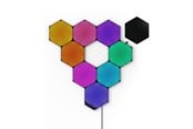 Smart Home - Nanoleaf Hexagons Ultra Black Edition Starter Kit (9 Panels) - NL42-0102HX-9PK