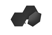 Smart Home - Nanoleaf Shapes Black Hexagons Expansion Pack (3 Panels) - NL42-0101HX-3PK