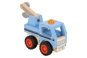 Legetøjsbil - Small Foot - Wooden Tow Truck Blue - 12446