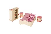 Dukkehus & tilbehør - Goki Dollhouse Furniture Bedroom - 51954