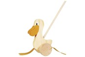Babylegetøj - Goki Wooden Push Figure Pelican - WP006