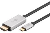 Skærmkabel - Pro HDMI - USB-C - 2m - Grå - HDMI-USB-C-S-2m