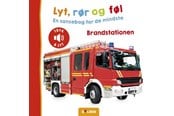Børnebøger - Lyt rør og føl: Brandstationen - Børnebog - Papbog - 9788772057804