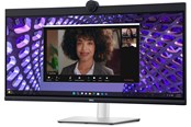 Skærm - 34" Dell P3424WEB - 3440x1440 (UWQHD) - 60Hz - IPS - 90W USB-C - KVM switch - DELL-P3424WEB