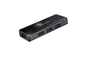 USB hub - j5create 4-Port USB3.0 Mini Hub USB hub - USB 3.0 - 4 ports - Sort - JUH340-N