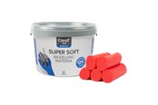 Kreativt Legetøj - Creall Supersoft clay Red 1750gr. - 25011