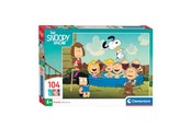 Puslespil - Clementoni Jigsaw Puzzle Peanuts Snoopy 104pcs. Floor - 27266