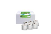 Papir, Fotopapir og Etiketter - DYMO LabelWriter ekstra store forsendelsesetiketter | 102mm x 210mm | 6 ruller x 140 stk - 2177565